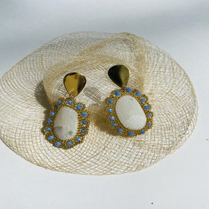 Pirarucu Ocean Blue Earrings