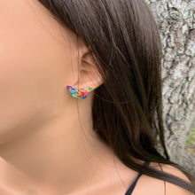 Load image into Gallery viewer, Colorful Butterfly Stud Earrings