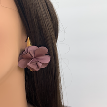 Load image into Gallery viewer, Fabric earrings *Purple*