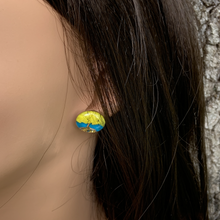 Load image into Gallery viewer, Yellow life tree Stud Earrings