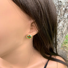 Load image into Gallery viewer, Ocean flower  Stud Earrings
